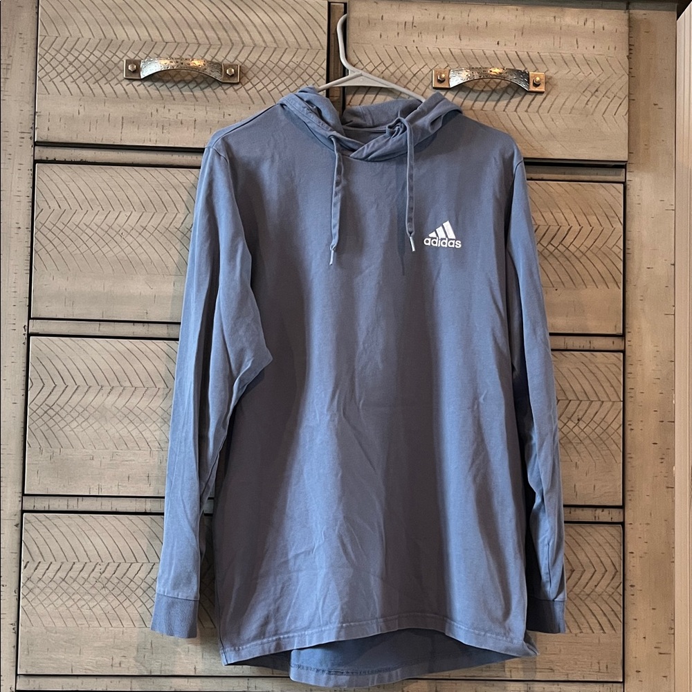 Adidas Men's Slate Blue Hoodie